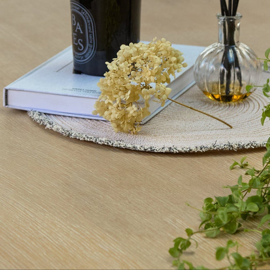 Priya Whitewash Dining Table Set - 4 Seater -  Faye Whitewash Oak Dining Chairs