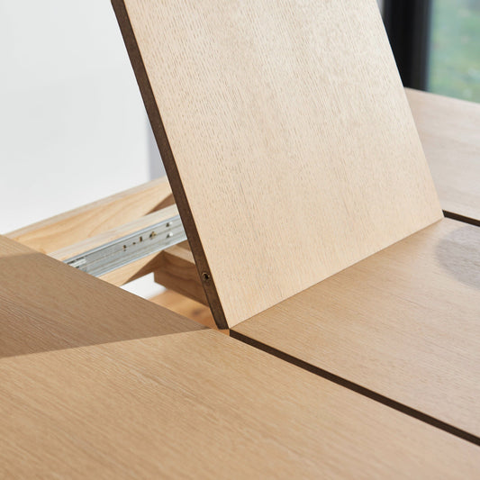 Paul Whitewash Extending Dining Table - Large