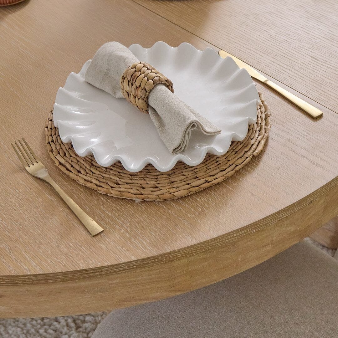 Amelia Whitewash Wood Extendable Dining Table - Elegant Flexibility - Image 9