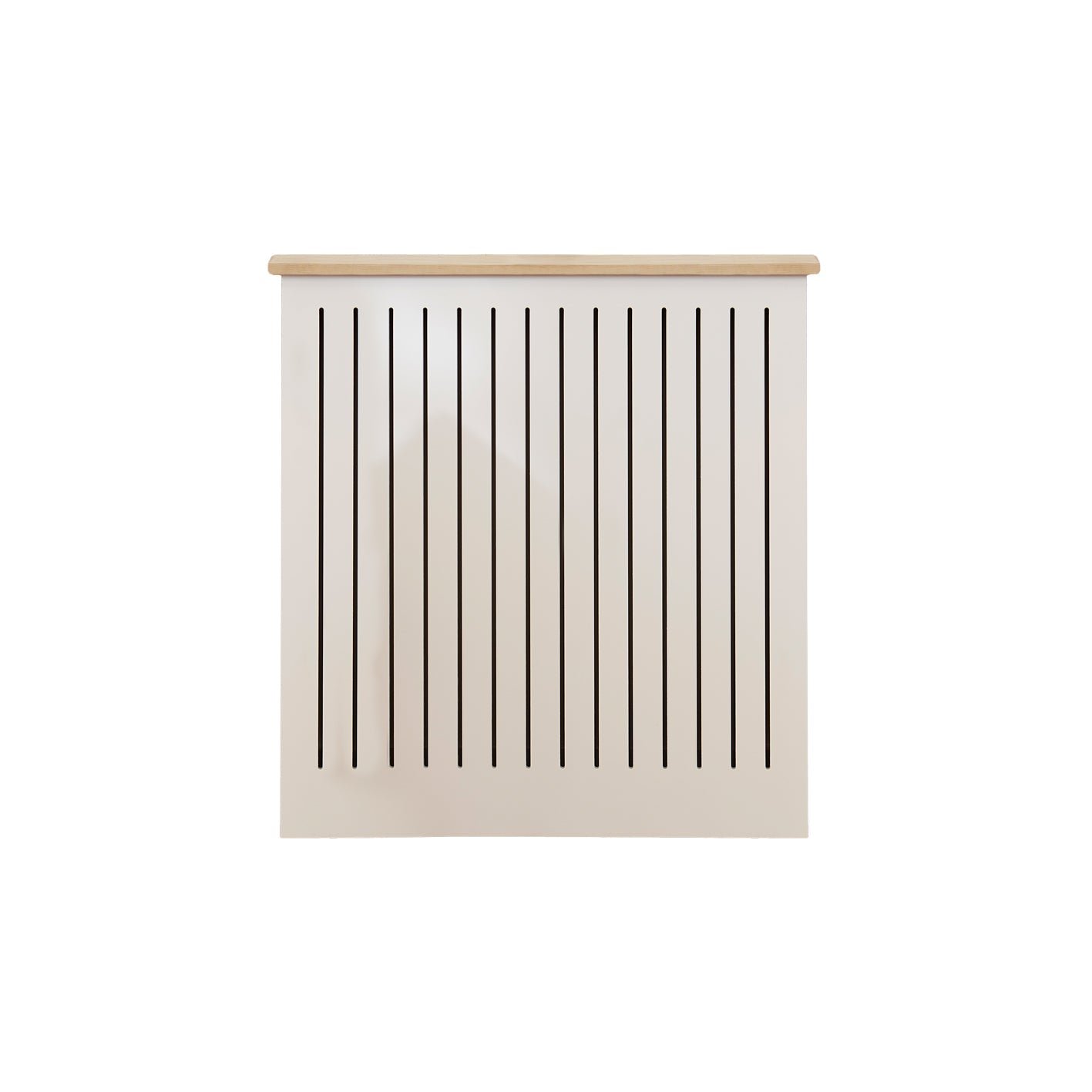 Elspeth Small Radiator Cover - Whitewash Oak - Scandinavian Charm - Image 4
