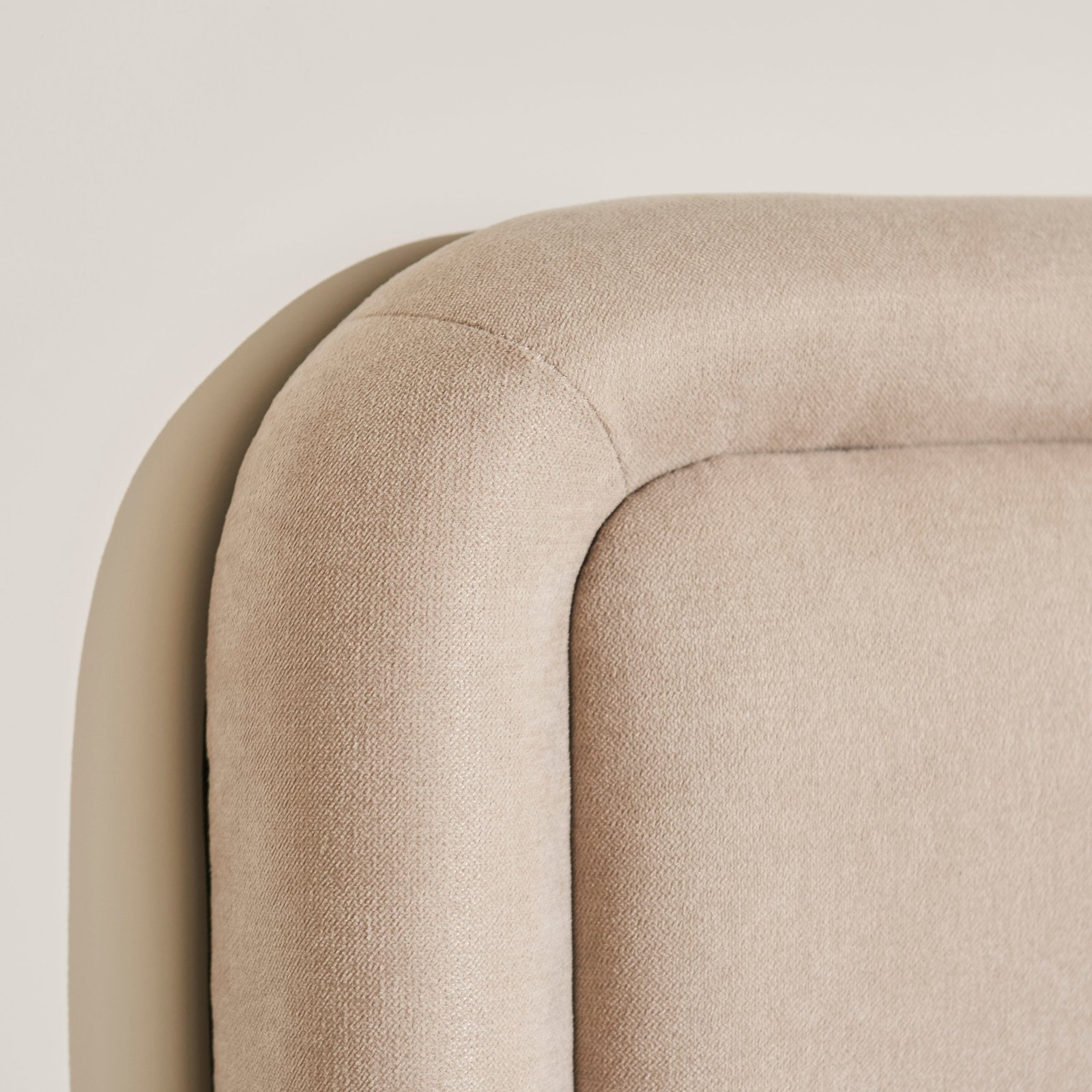 Robyn Double Ottoman Bed - Soft Beige - Elegant Storage Solution - Image 3