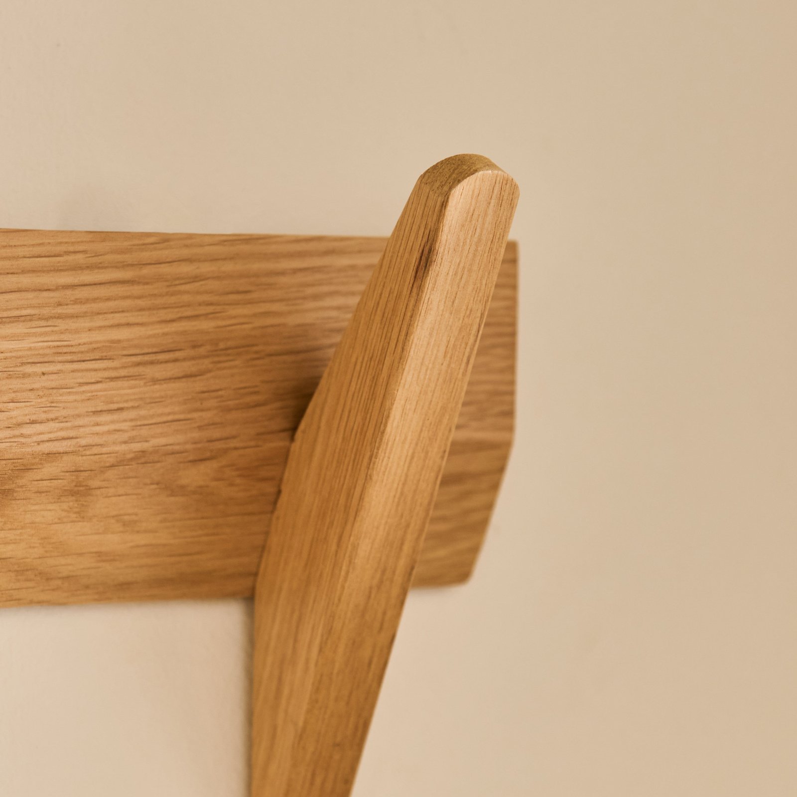 Roe Large Pale Oak Coat Rack - Premium Scandinavian Design - Image 5