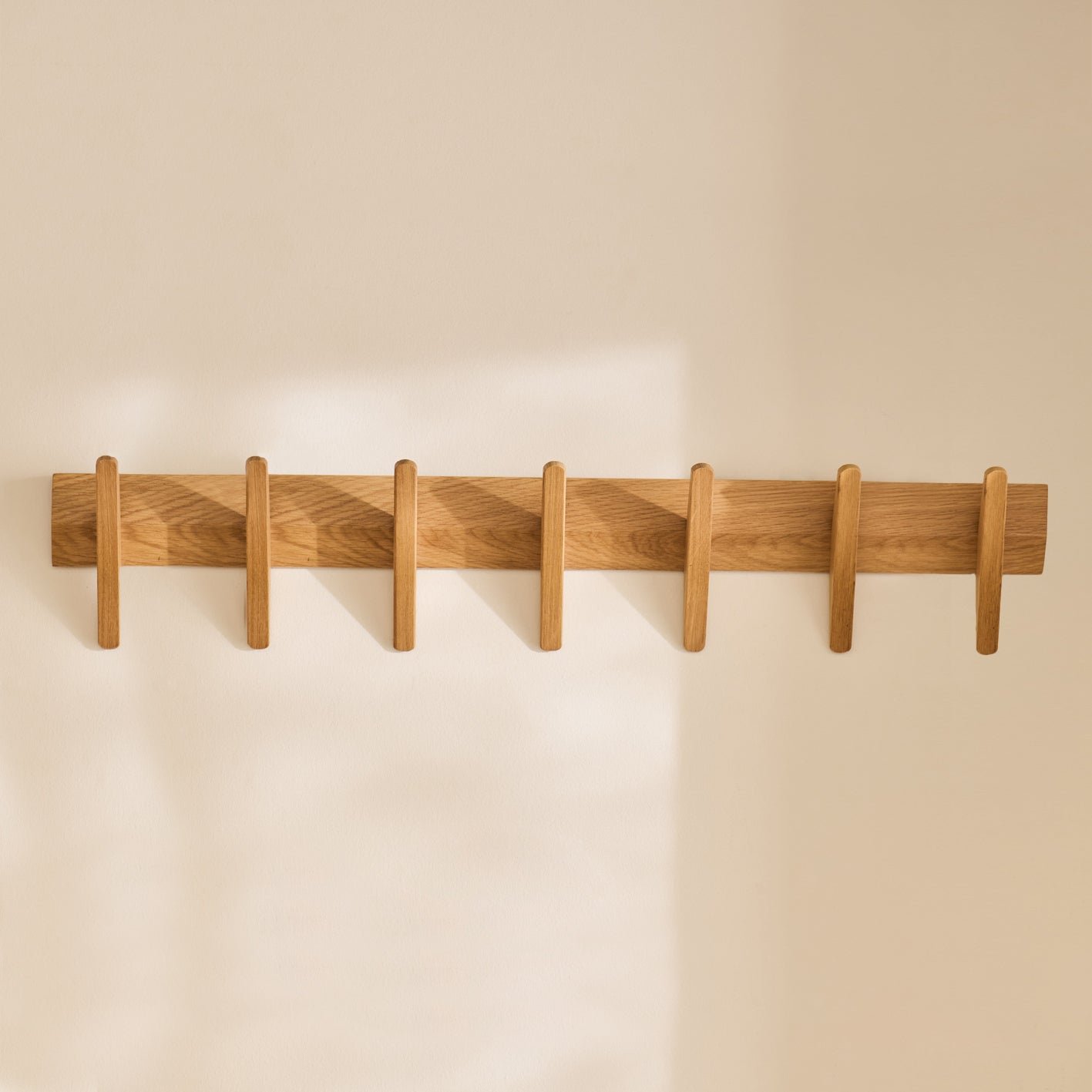 Roe Large Pale Oak Coat Rack - Premium Scandinavian Design - Image 2