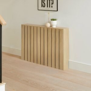 Willow Medium Radiator Cover - Whitewash Oak - Natural Serenity