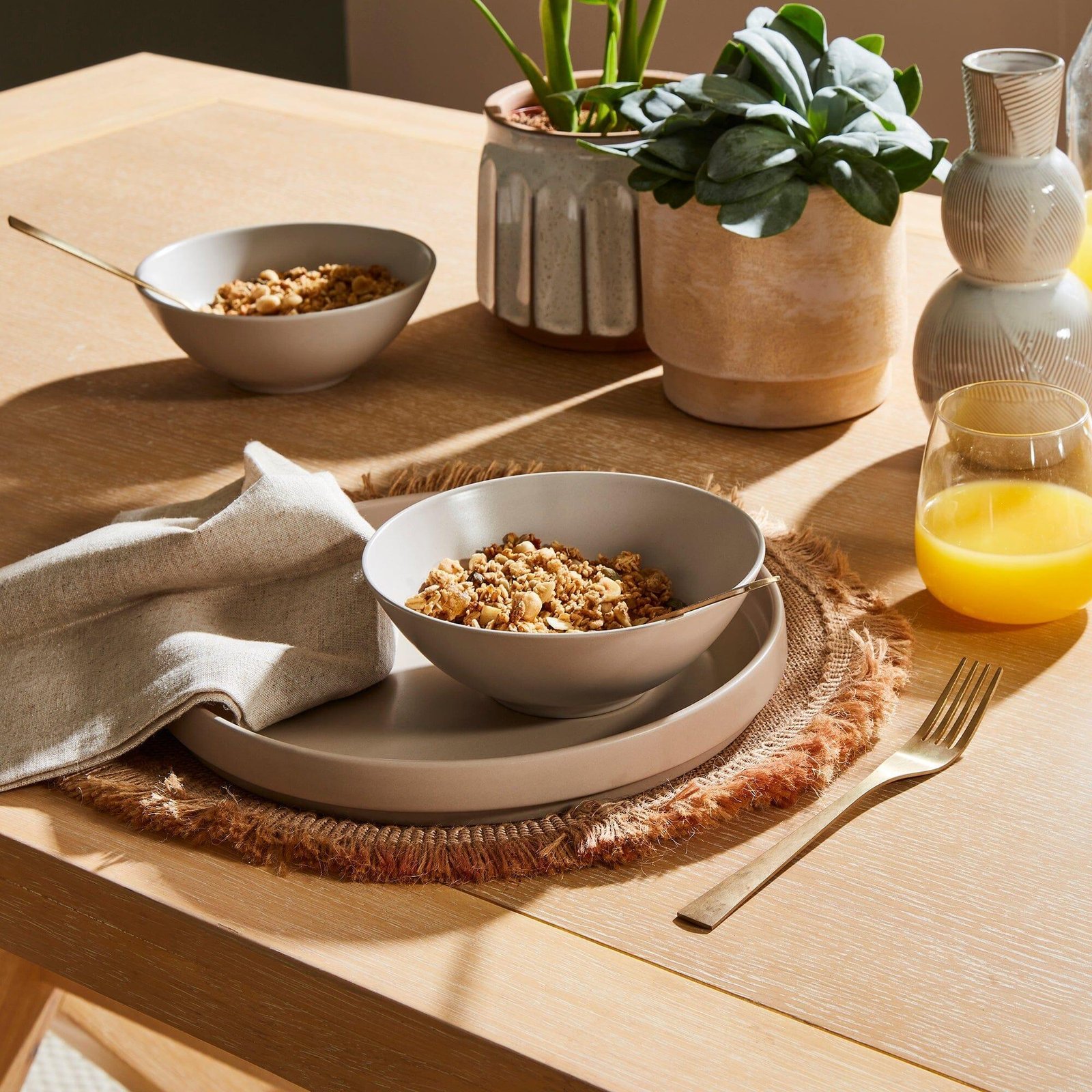 Charlotte Whitewash Dining Table - Cross Leg - Scandinavian Dining Elegance - Image 3