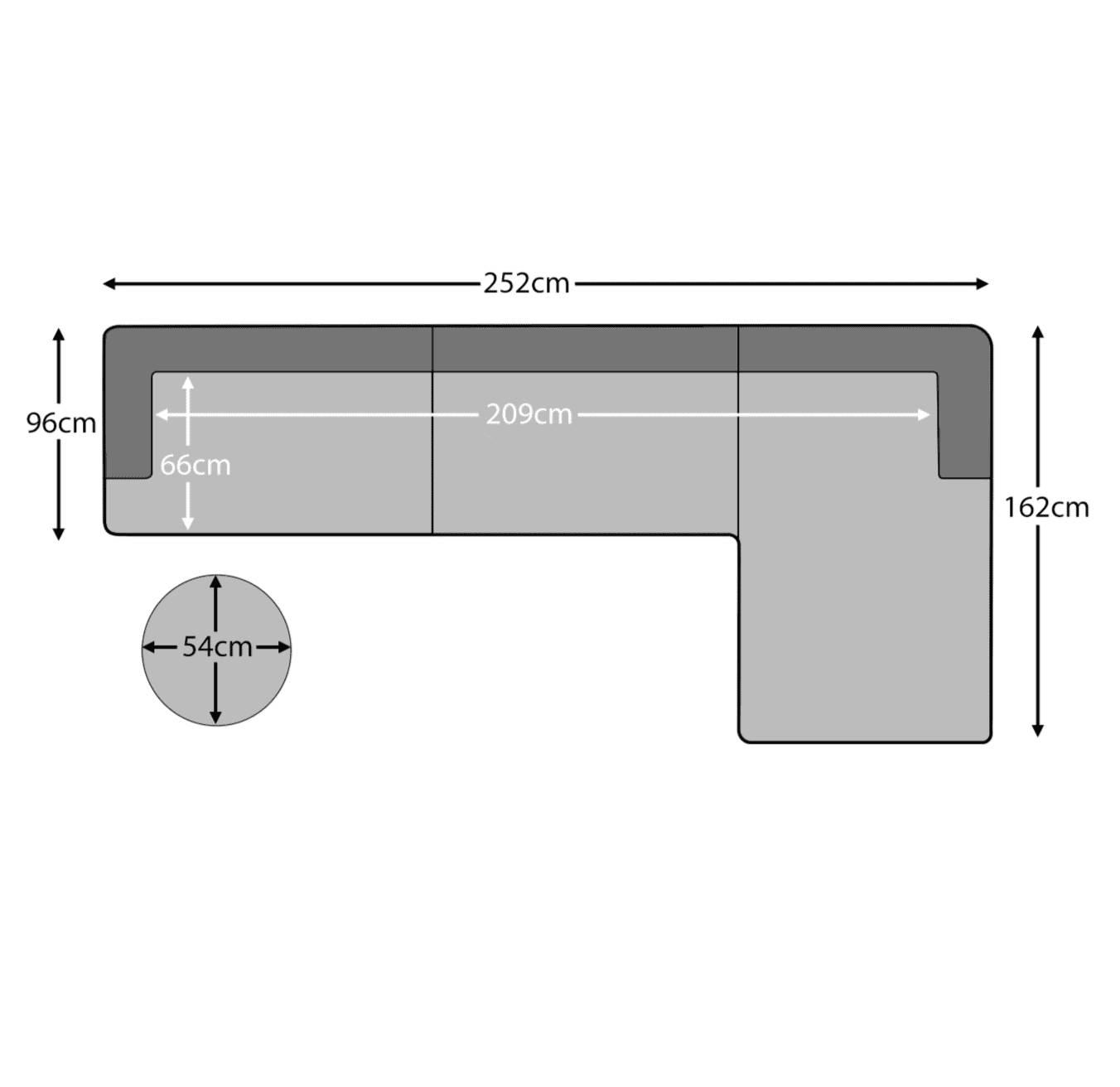 Nathalia Right Chaise Corner Sofa - Chalk White Boucle - Image 15