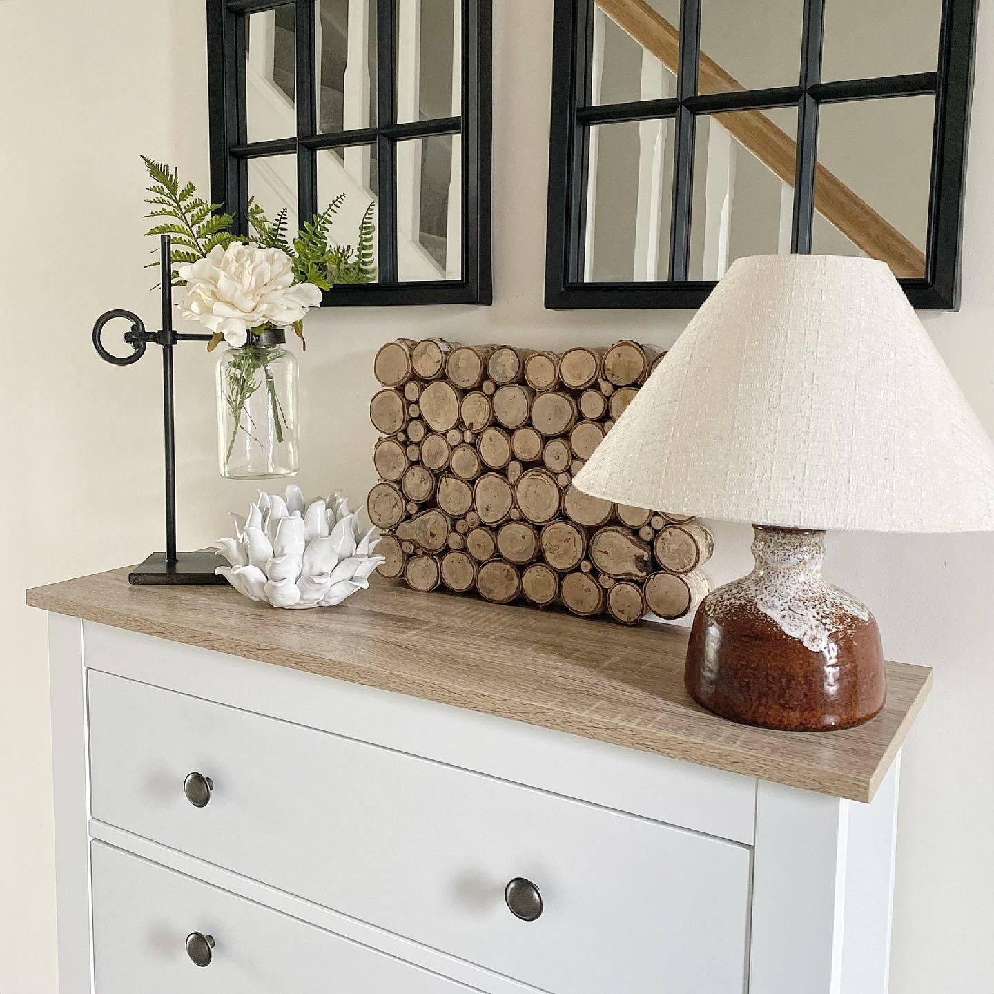 Sandhurst Shoe Cabinet - 3 Door - White & Oak Effect - Spacious Elegance - Image 3