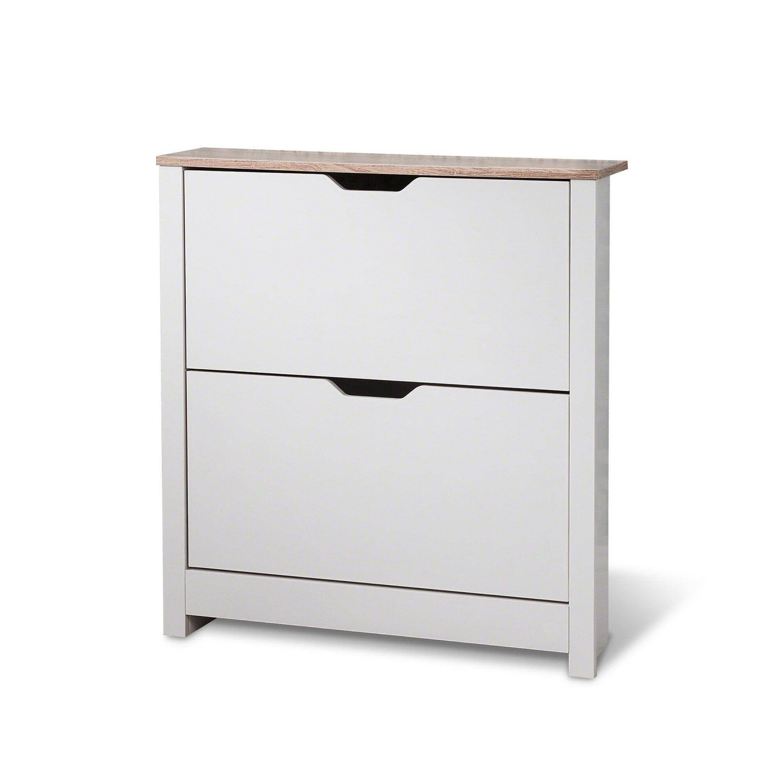 Windsor Shoe Cabinet - 2 Door - White - Image 7